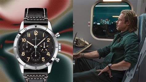 brad pitt breitling ad|brad pitt bracelet bullet train.